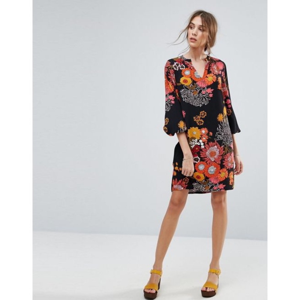 ASOS x NEW LOOK Floral Shift Dress